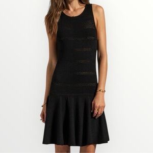 Alice + Olivia Black Sleeveless Dress